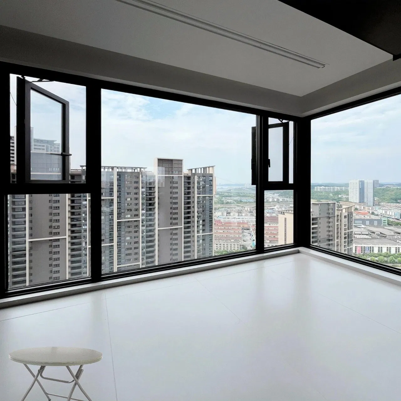 1. Modern Simple Large Bay Heat Insulated Aluminum Aluminium Casement Window for Living Room&Balcony