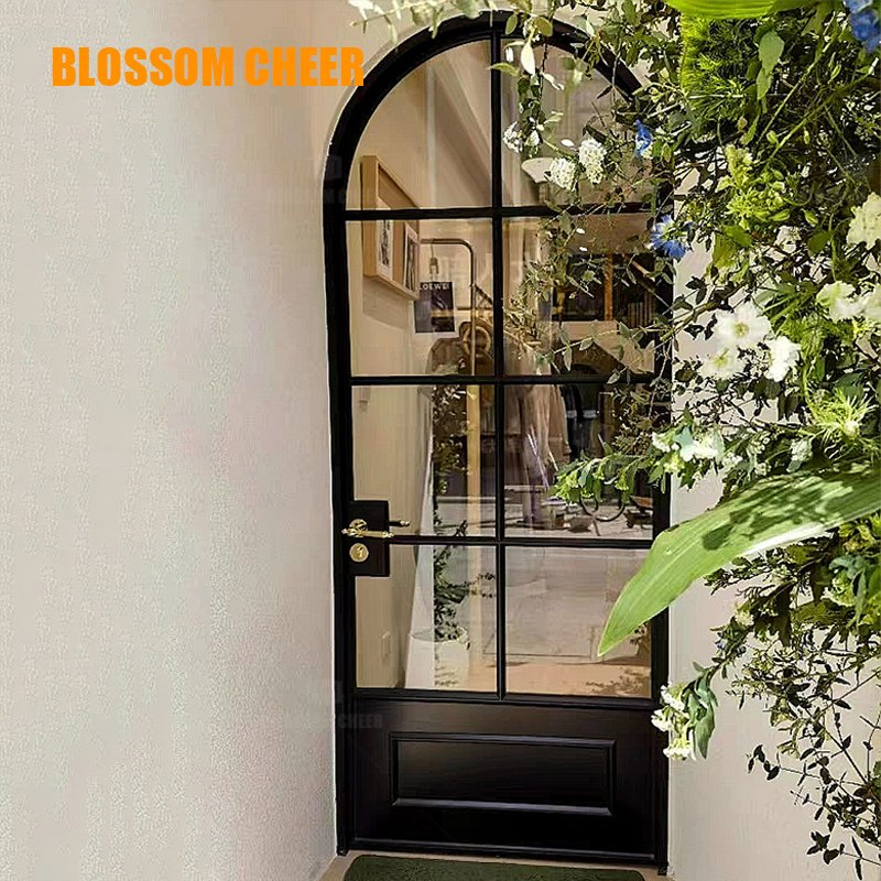 Custom Windows and Doors Aluminium Wooden Window Design Waterproof Glass Louver Door