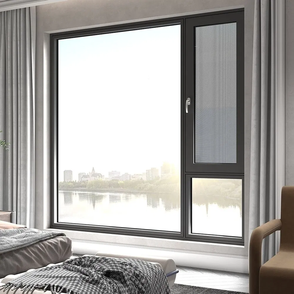 Cost Effective Inward Opening Ultimate Series Fixed Aluminum System Window