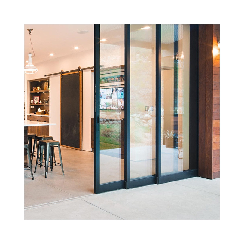 Door USA Florida Commercial &amp; Villa Project Use Storm Impact Aluminium Glass Door