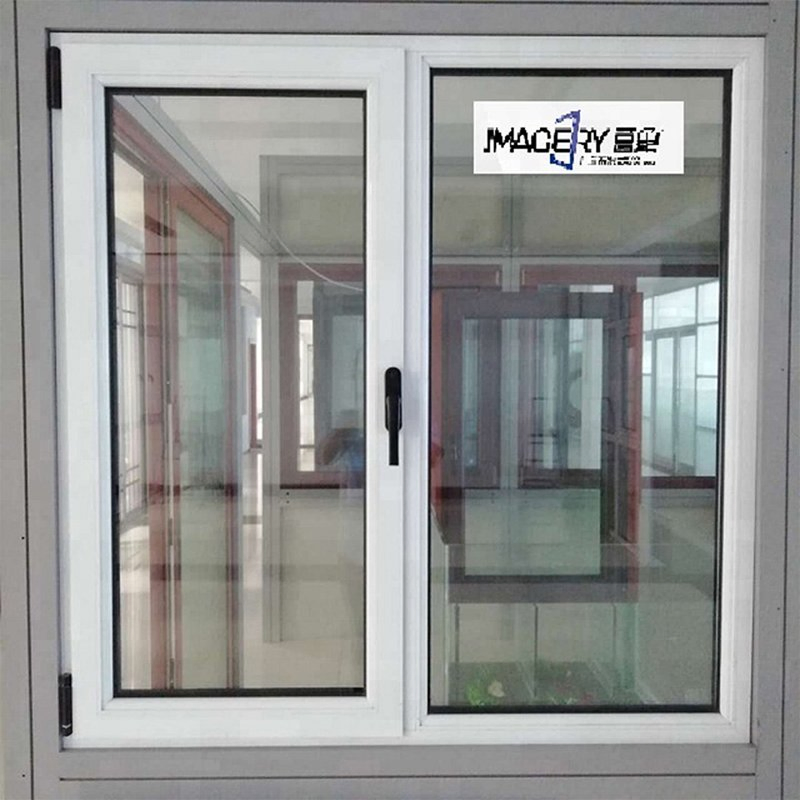 China Guangzhou American Nfrc Hurricane Impact House Large Double Glazed Metal Aluminium Windows and Doors Tempered Glass Bay Picture Fixed Casement Window