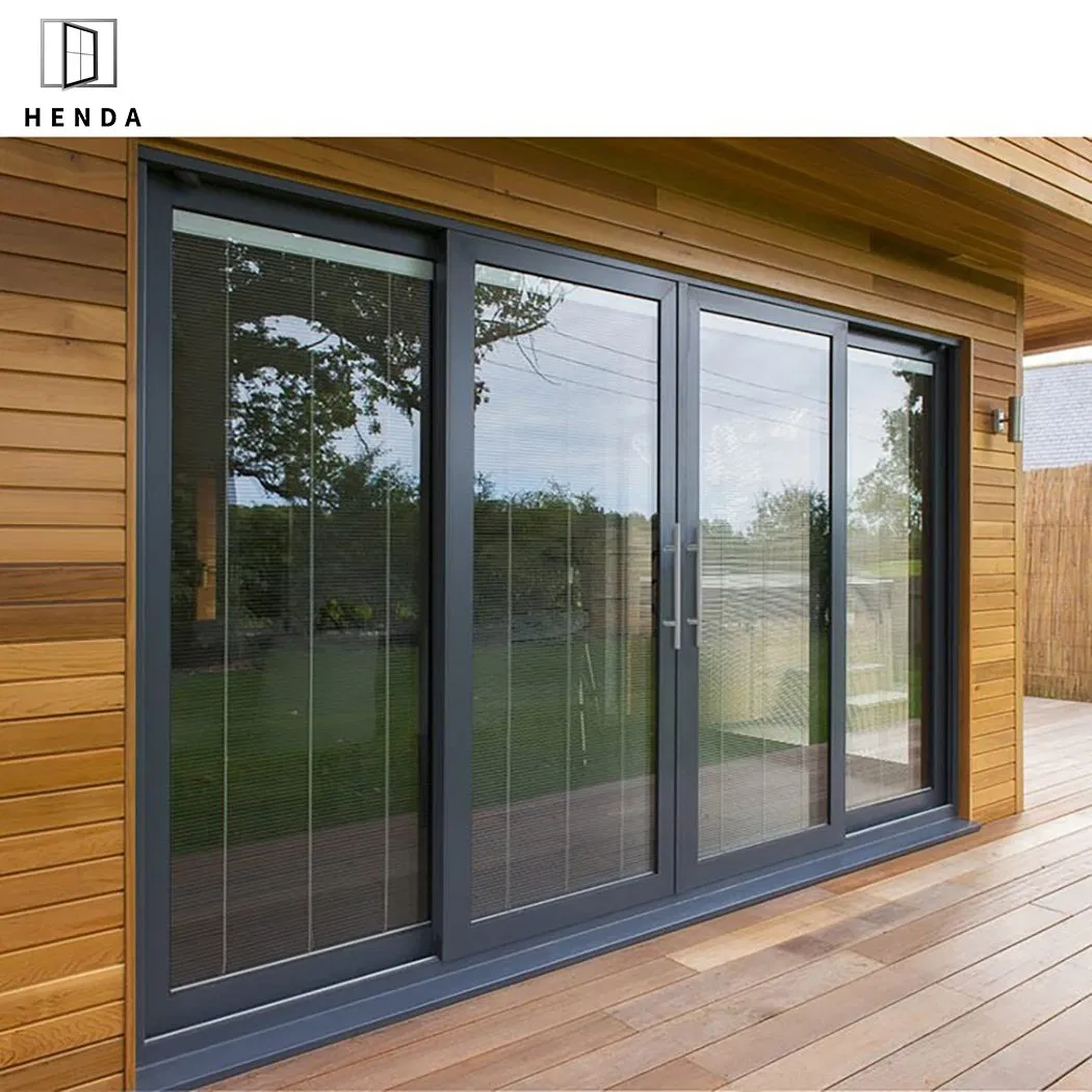 Heavy Duty Sliding Door, Aluminum Door Profile Heat Insulation Sliding Glass Door, Wholesale Price New Design Sliding Door, Exterior Door