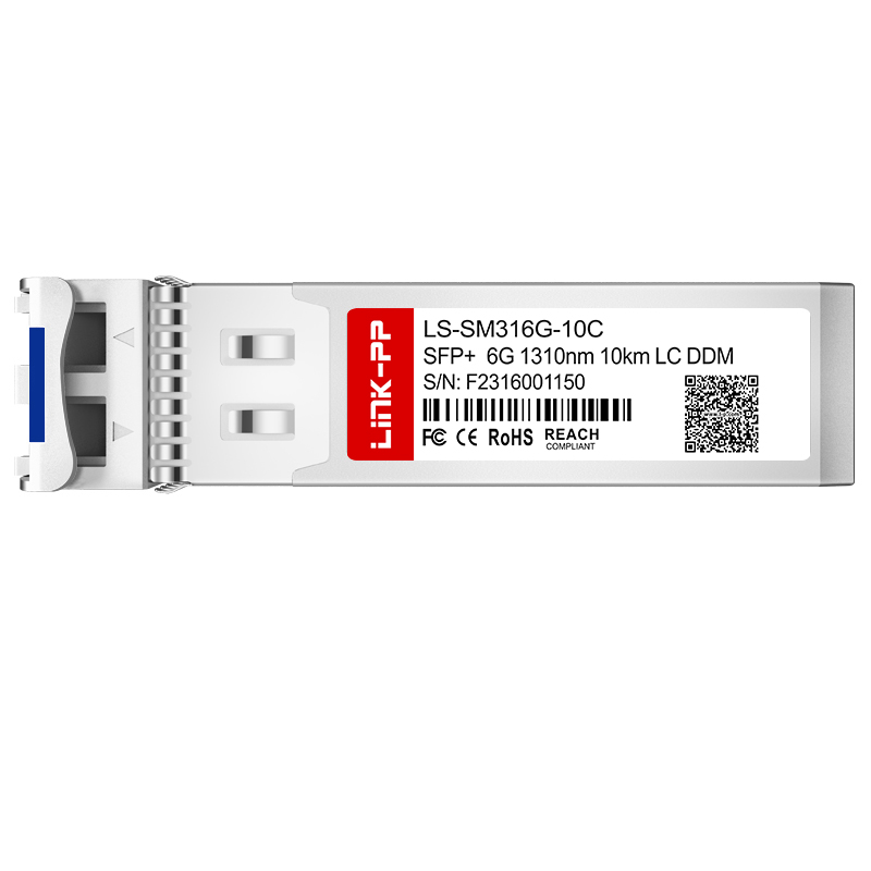 Single Mode 1310nm SFP+ 6G 10km DDM SMF Duplex LC Optical Transceiver Module