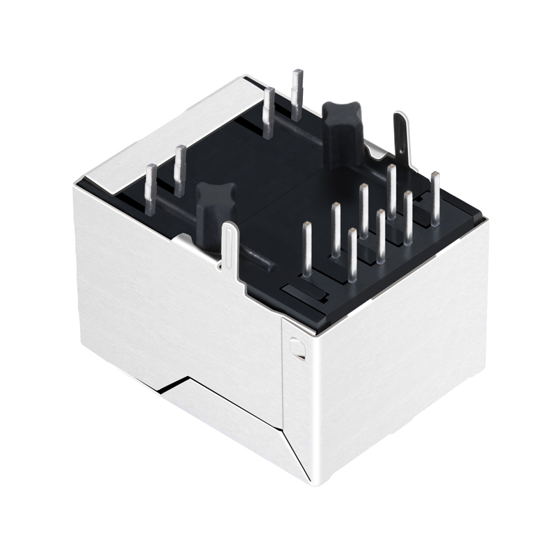 High Speed RJ45 Magnetic Connectors HY911205C With/Without PoE