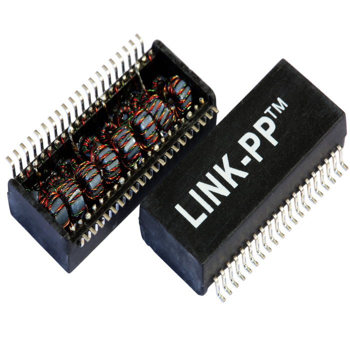 Dual Port 1000 BASE-T SMD Current LAN Transformer Modules LP5020NLR