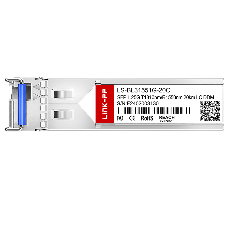 Single Mode Bidirectional Simplex LC 1G BiDi SFP 1310nm/1550nm 20km SMF Optical Transceiver Module