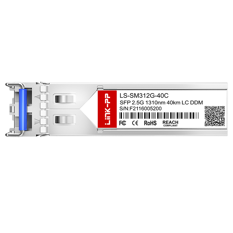 Single Mode SFP 2.5G 1310nm 40km SMF Dual LC Optic Transceiver Module