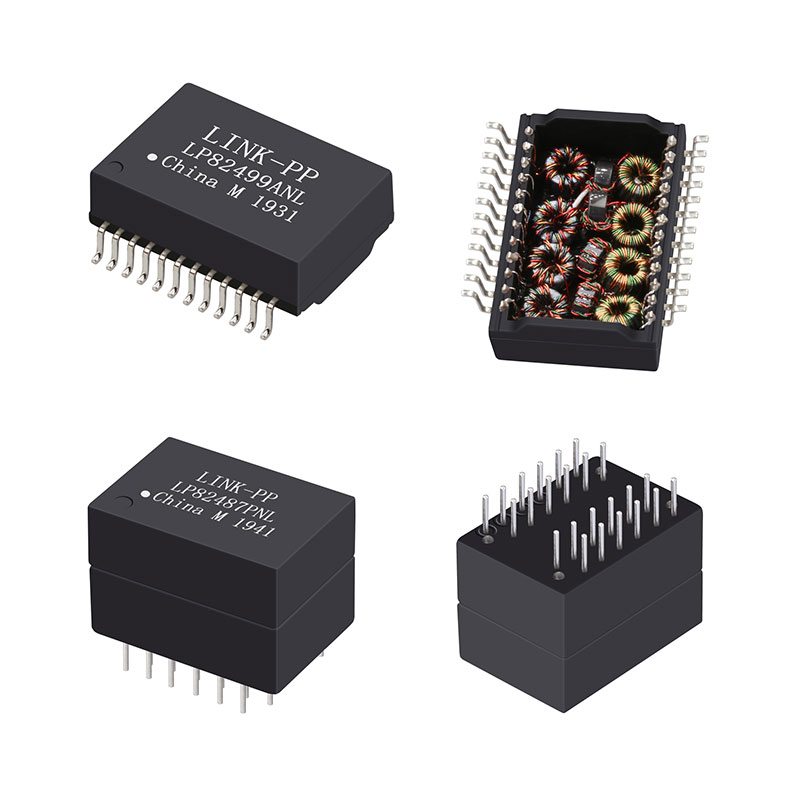 10/100BASE-T VoIP TELECOM TRANSFORMER MAGNETICS MODULES HST-24013SR