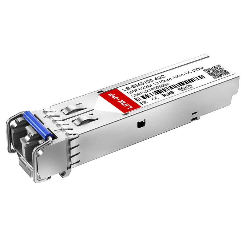 Single Mode SFP 622M 40km SMF 1310nm Duplex LC Optic Transceiver Module
