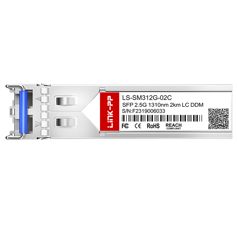 2.5GBASE-IX Duplex LC SMF Optical Transceiver Module Single Mode 1310nm 2.5G SFP Module 2km