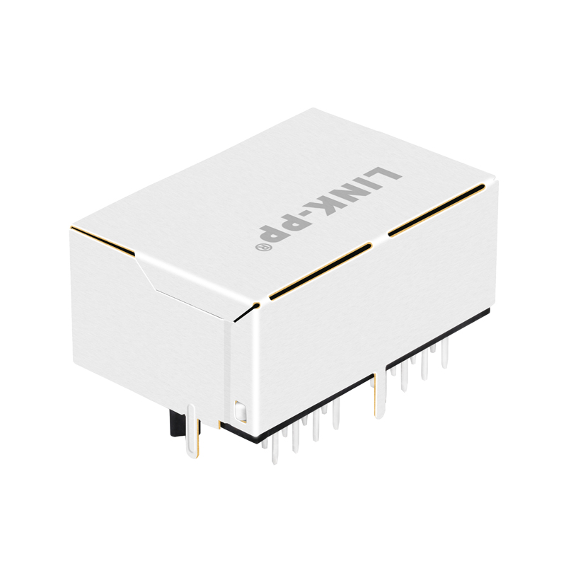 Without Integrated Magnetics 1x2 Port RJ45 Female Connector