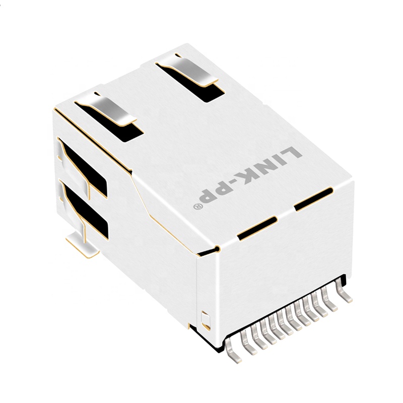 Tab up Surface Mount RJ45 Magjack SMT RJ45 Female Connector