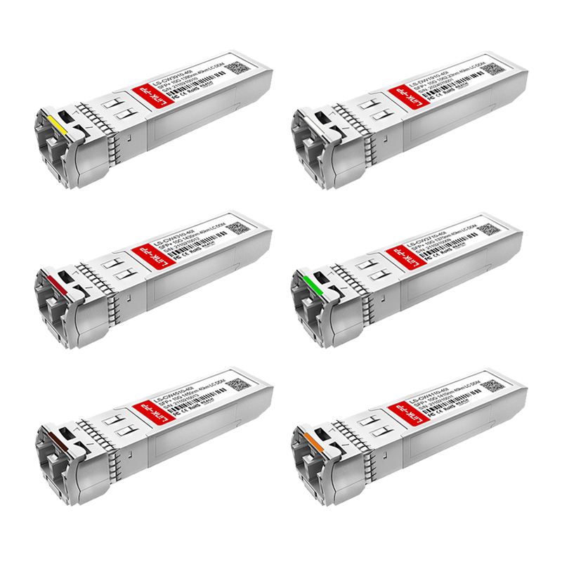 Duplex LC SMF Optical Transceiver Module Single Mode 10G CWDM SFP+ 40km