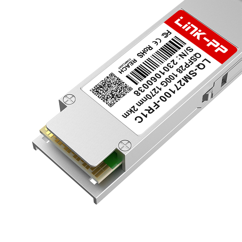 100GBASE-FR QSFP28 100G 1270nm 2km Duplex LC SMF Optical Transceiver Module