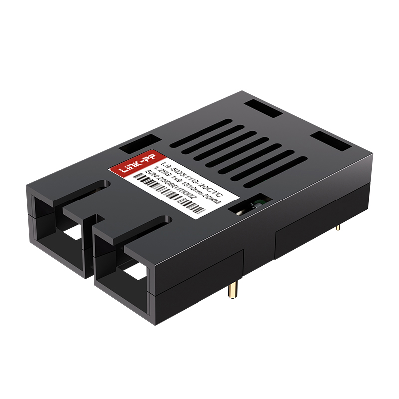 Single Mode 1.25G 1310nm Dual SC 20km SMF 1x9 Optical Transceiver Module