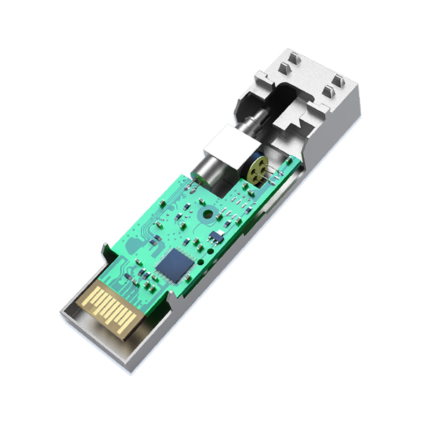 Single Mode 10G DWDM SFP+ Module 80km Duplex LC SMF Optical Transceiver Module