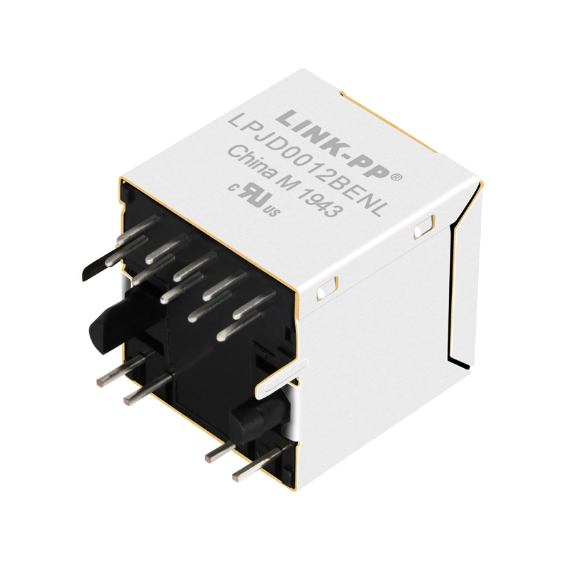 SI-46001-F 10/100Base-T 8P8C Vertical RJ45 Connector