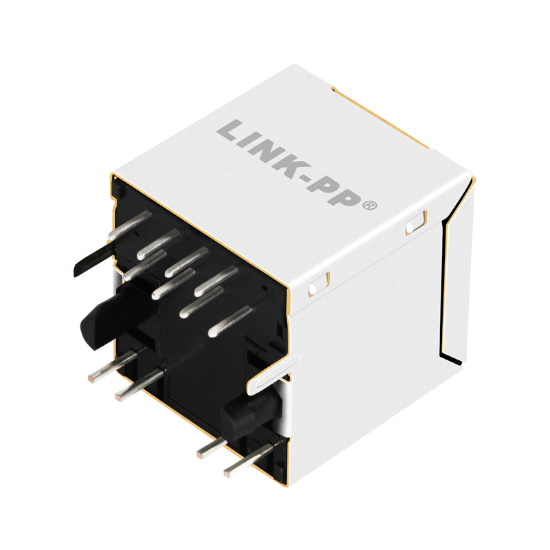 Ethernet Vertical Jack RJ45 Female Socket HFJV1-1G46RL HFJV1-2450-L55RL 1840459-1 1840453-1