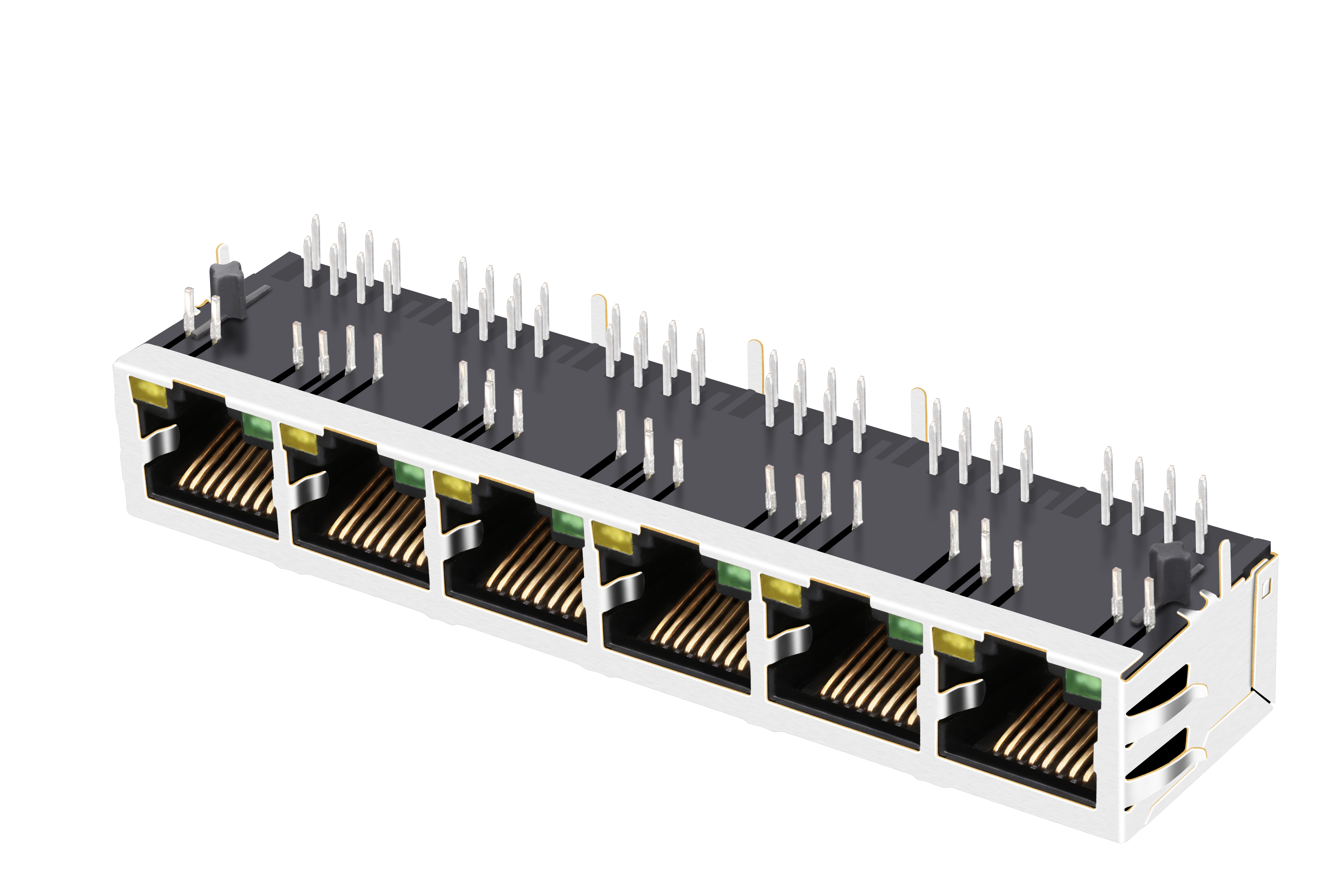 Tyco 1-1840452-1 RJ45 Connector Modular Jack With Magnetics