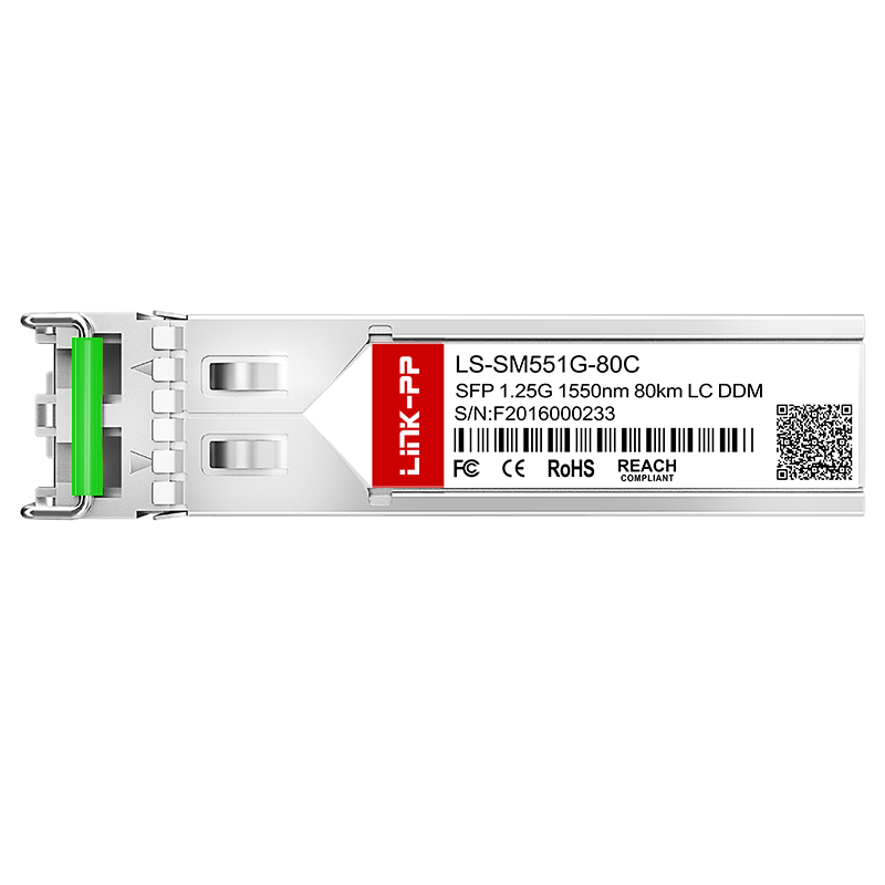 1000BASE-ZX Mini Gbic Fiber Optical Transceiver Single Mode 1550nm 1G SFP Module 80km