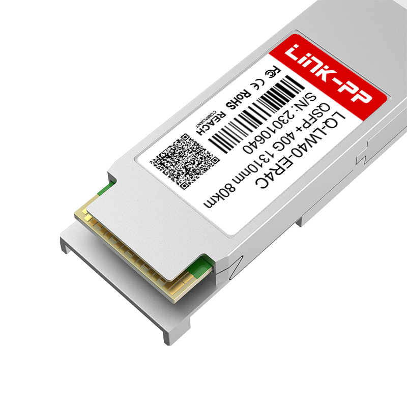 Single Mode Fiber Optic Transceiver Module Duplex LC 1310nm SMF QSFP+ 40G 80km