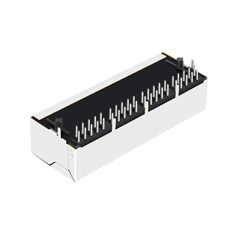 64F-1301NW2NL 1x4 Port Quad Ports 10/100/1000 Base-t Female Ethernet RJ45 Connector Without Led