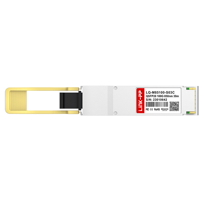 100GBASE-SL4 Multimode 100G QSFP28 850nm 30m MPO-12 MMF Optical Transceiver Module