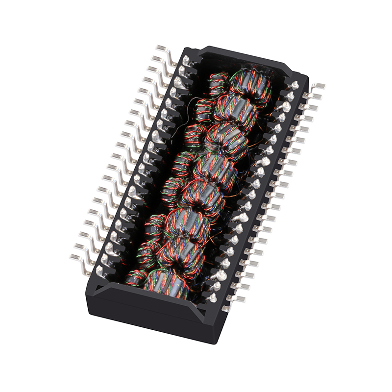 Huge Stocks 100 Base-T 40 Pin Quad Port SMD Discrete Magnetic Transformer H1164NLT