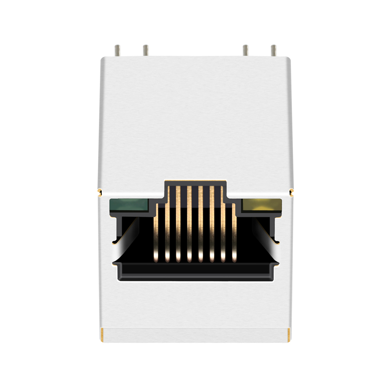HR951180AE LMJ2138814S0L1T1C SI-46020-F 100 Base-T with LEDs Magnetic RJ45 Connector