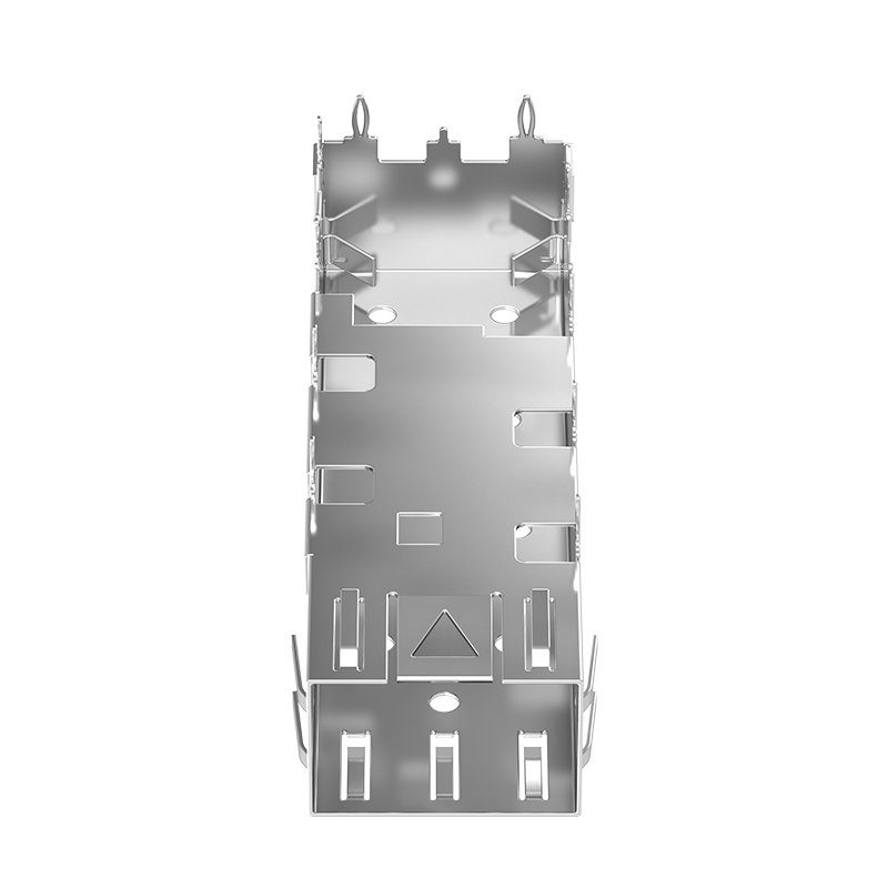 1367643-1 TE Compatible Single Port Through Hole EMI Shielded Press Fit SFP Cage