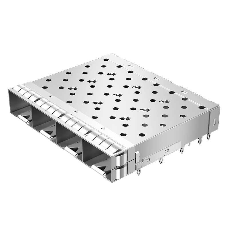 TE Replacement 2169260-1 Through Hole Ganged 1x4 Ports Press Fit SFP+ Cage