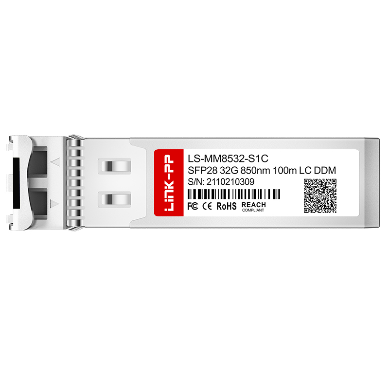 Multi Mode SFP28 32G Fibre Channel 850nm 100m MMF Duplex LC Optical Transceiver Module