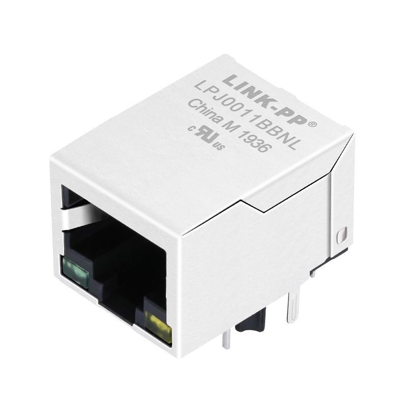 J00-0045NL PCB Mounting Shielded Modular Jack Ethernet RJ45 Connector