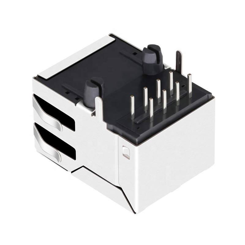 RJ 45 Female Ethernet Magnetic RJ45 Connector Jack Tyco 1-6605759-1