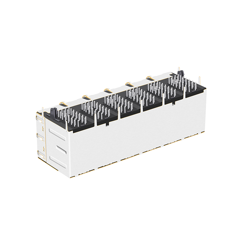 2x6 Port RJ 45 Jack 8P8C RJ45 Ethernet Connector A60-262-300P562 A60-263-300P562 JC0-0032 0857190101