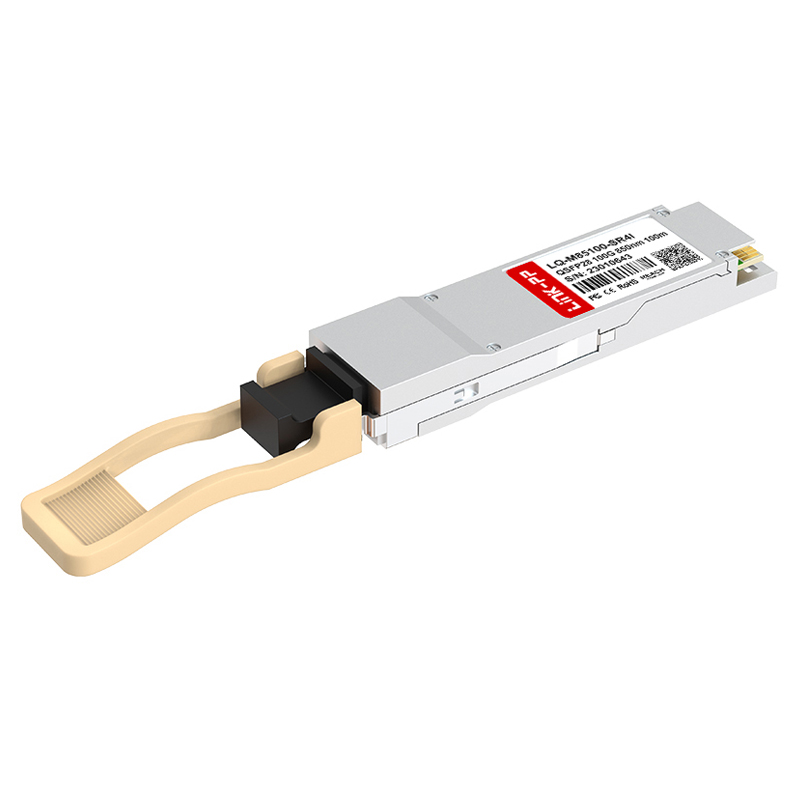 QSFP28 100G Base-t 850nm 100m MPO MMF Fiber Optical Transceiver Module