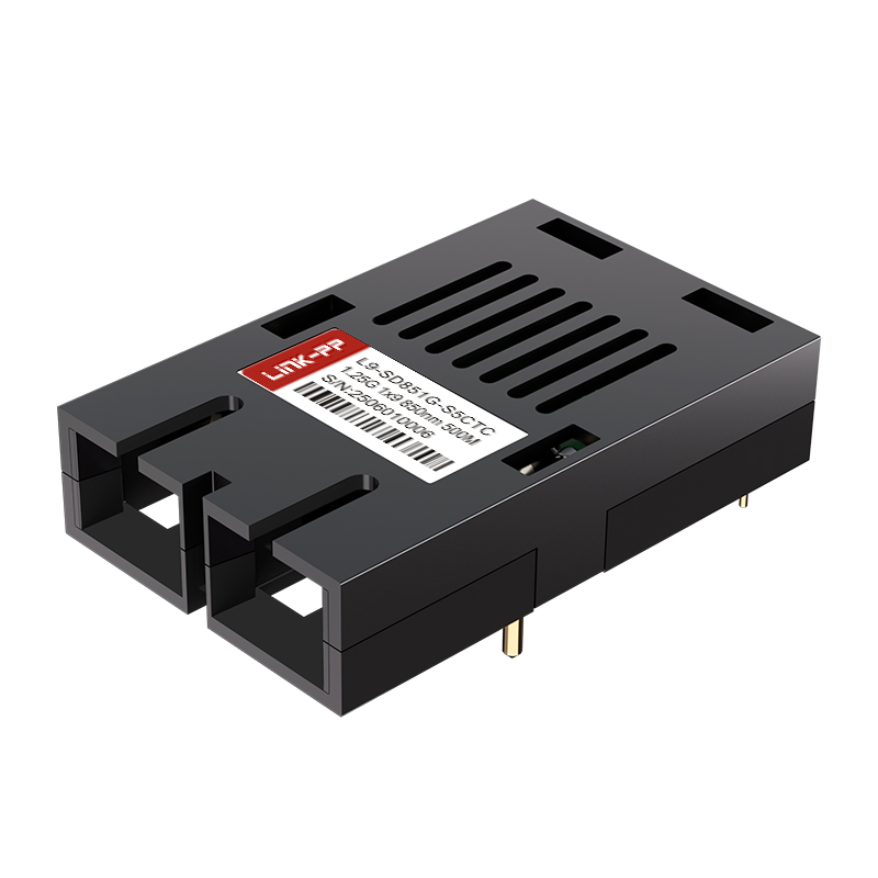 Multimode 1.25G 850nm Duplex SC 500m MMF 1x9 Optical Transceiver Module