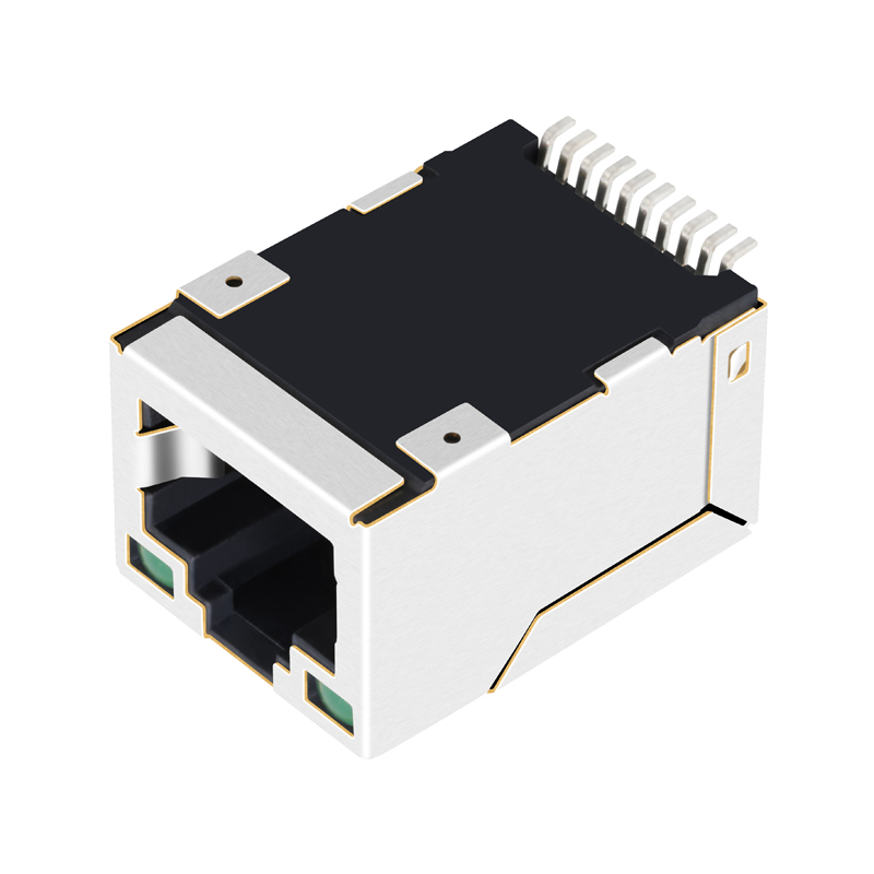100/1000 Base-T With/without Leds 10p8c 8p8c POE/Non POE SMT SMD Lan PCB Ethernet Connector Modules RJ45 Modular Jack Connectors