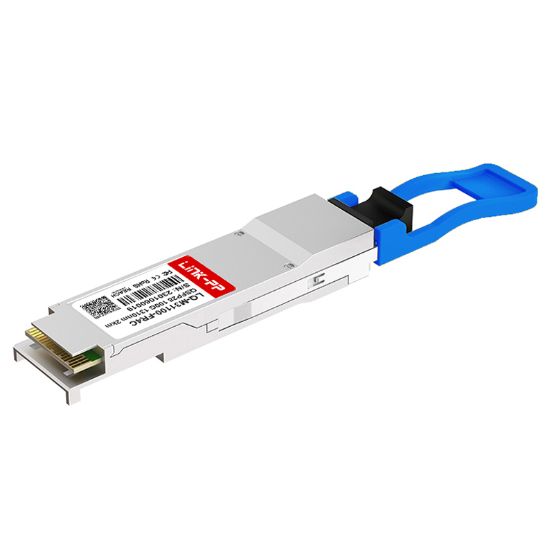 QSFP28 100GBASE-PLR4L 1310nm 2km 100G MPO-12 SMF Optical Transceiver Module