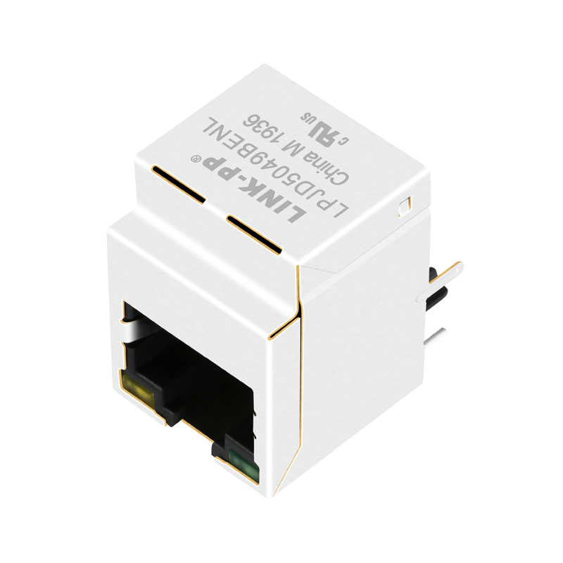 MIC66611-5171T-LF3 7499210123 Vertical Top Entry 10/100 Base-t Ethernet Poe+ Magnetic RJ45 Connector