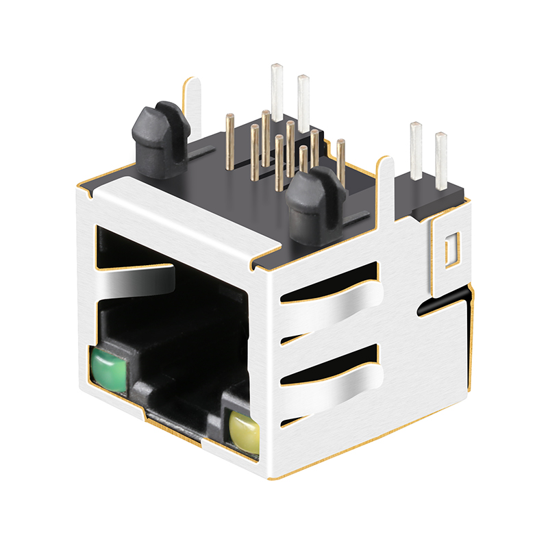 2-406549-1 Shielded 1 Port 8P8C Amp RJ45 Connector