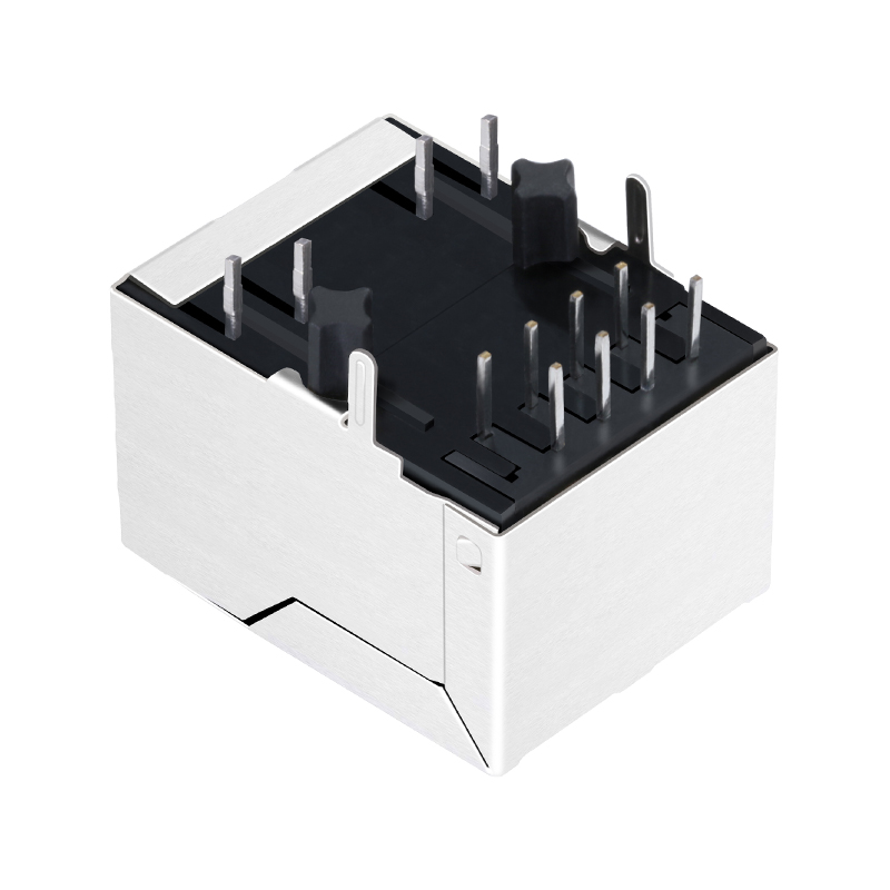 J00-0045NL PCB Mounting Shielded Modular Jack Ethernet RJ45 Connector