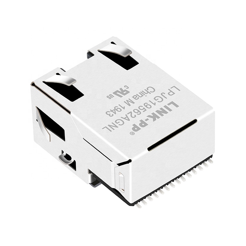 7498111120AR 7498111120R Shielded 1000Base-T 1 Port SMT RJ45 Modular Jack with Magnetics