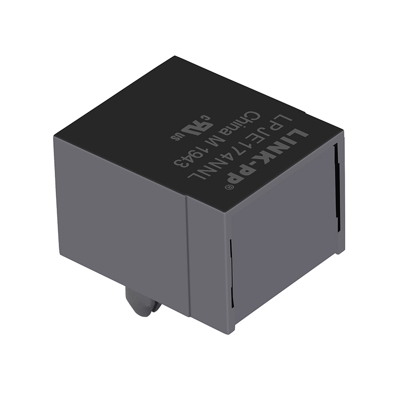 TS6P6C-PCB-U Unshielded Tab Down Without LEDs 1X1 Port RJ45 Modular Jack