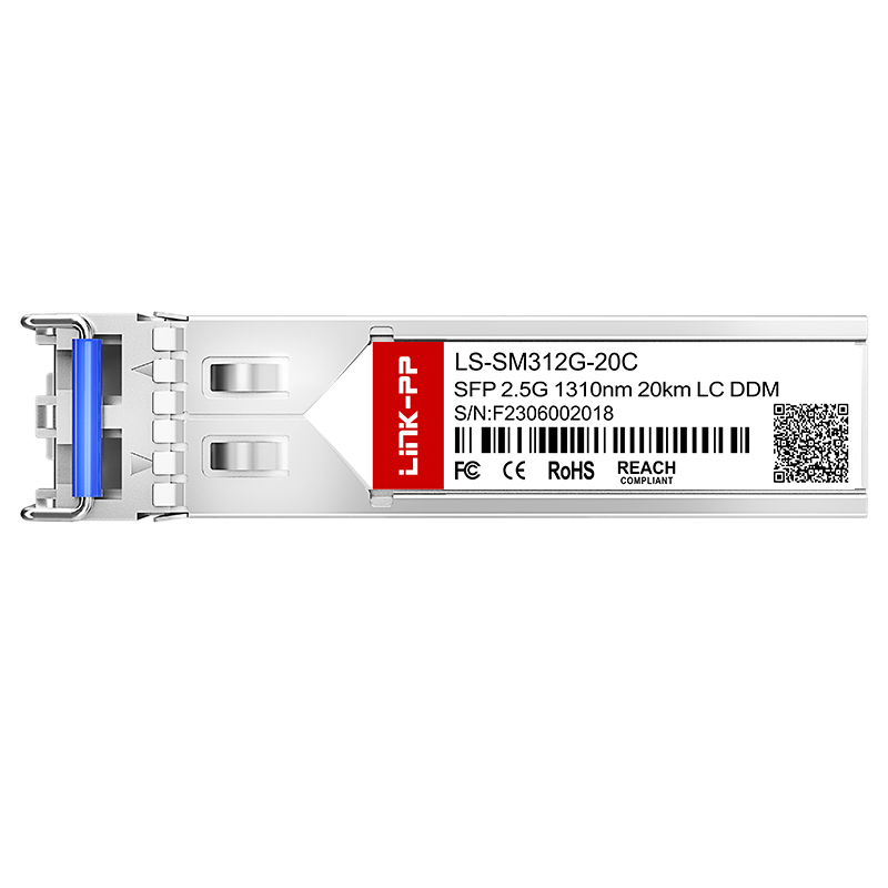 Single Mode SFP 2.5G 1310nm 20km SMF Duplex LC Optical Transceiver Module