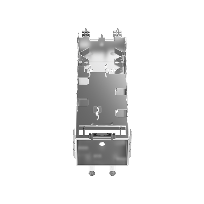 2170193-1 TE Replacement Through Hole EMI Shielded Press-Fit SFP+ Cage With Light Pipe
