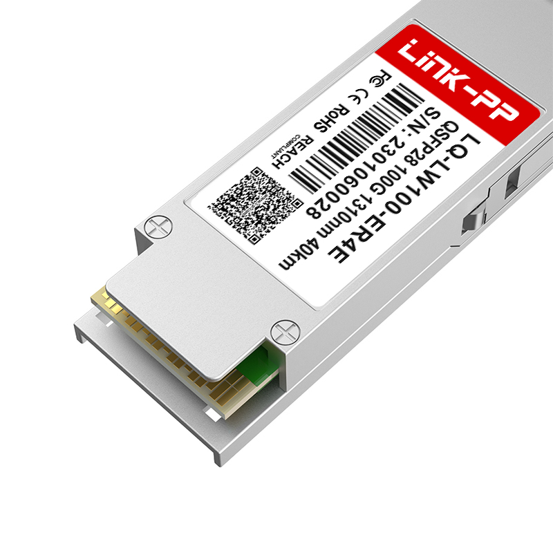 100GBASE-ER4 SMF QSFP28 Transceiver Duplex LC Single Mode 1310nm 100G Optical Module 40km
