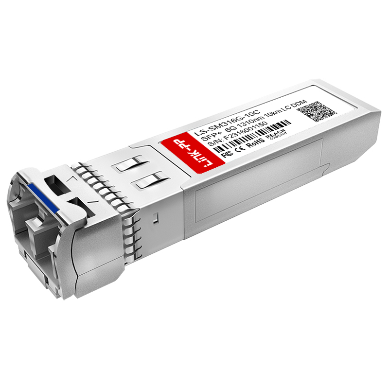Single Mode 1310nm SFP+ 6G 10km DDM SMF Duplex LC Optical Transceiver Module