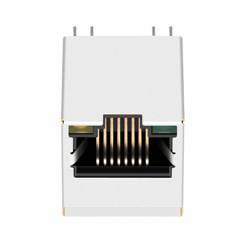 HFJV1-2450-L12RL HFJV1-2450-L21RL SI-46004-F 10/100 Base-T Vertical PoE RJ45 Female Jack