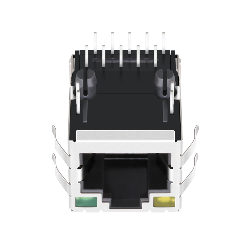 Single Port Cat5e Network RJ45 Female Connector Jack 2250273-1